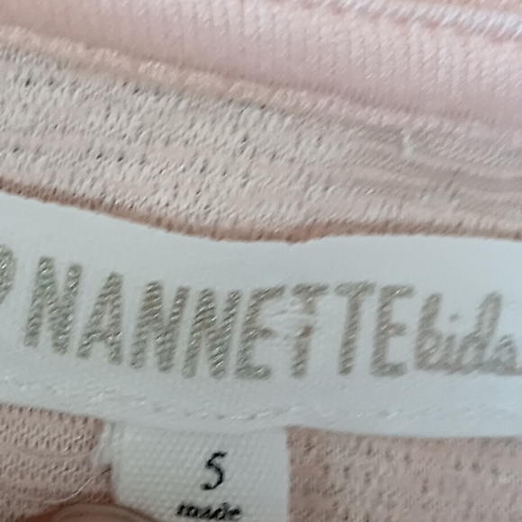 Nannette Baby Dress Coat Bling Buttons Long Baby Pink Hearts Collar Warm - Picture 7 of 7